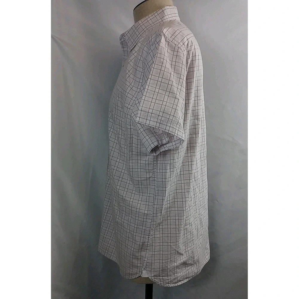 Vintage The Gap Plaid Shirt Men's Size XL Short Sleeve Button Down Gap Shirt - Picture 3 of 10